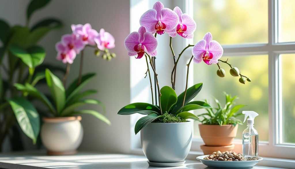 lernen sie, wie sie orchideen richtig pflegen und zum blühen bringen können. tipps zur optimalen pflege, bewässerung und standortwahl für gesunde und blühfreudige orchideen.