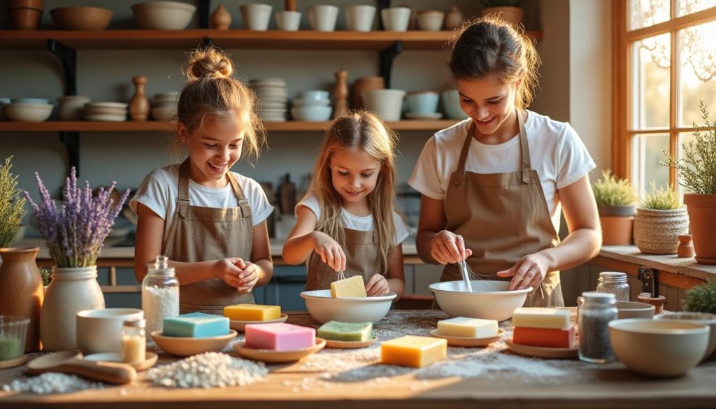 entdecken sie einfache und kreative ideen, um mit kindern zu hause seife selber zu machen. perfekt für gemeinsame bastelstunden und spielerisches lernen.