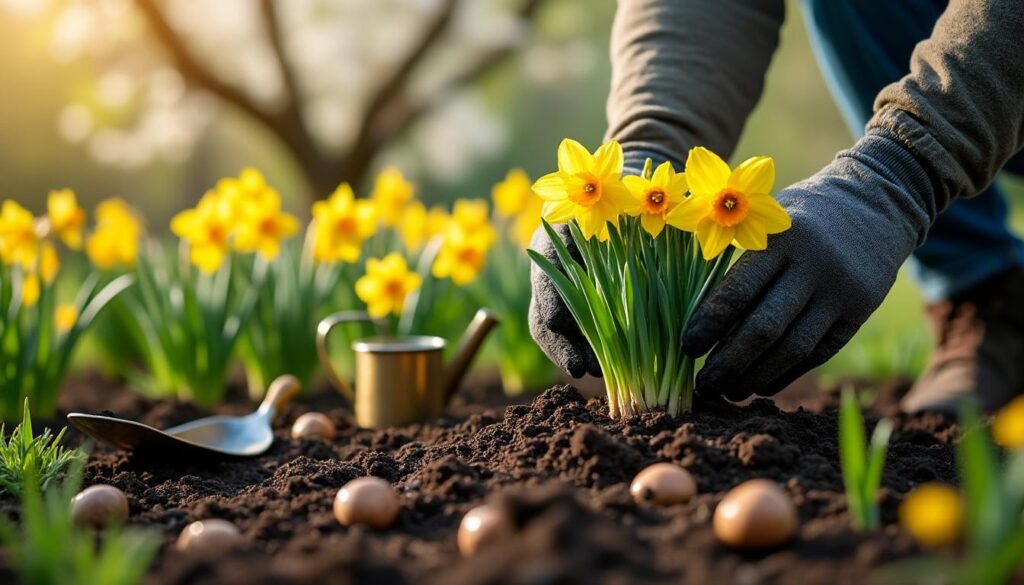 erfahren sie, wie sie narzissen pflanzen und pflegen, um im frühling eine prachtvolle blütenpracht zu genießen. tipps zur standortwahl, bewässerung und pflege inklusive.