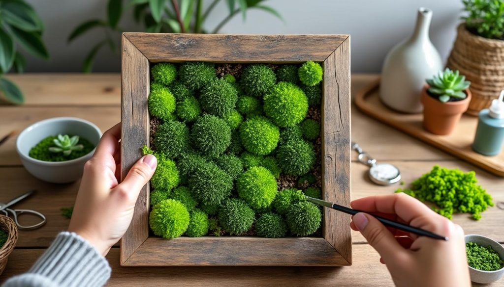 moosbild selber machen: entdecken sie einfache schritte und kreative ideen, um ihr eigenes grünes kunstwerk zu gestalten. perfekt für diy-liebhaber und natürliche wohnaccessoires.